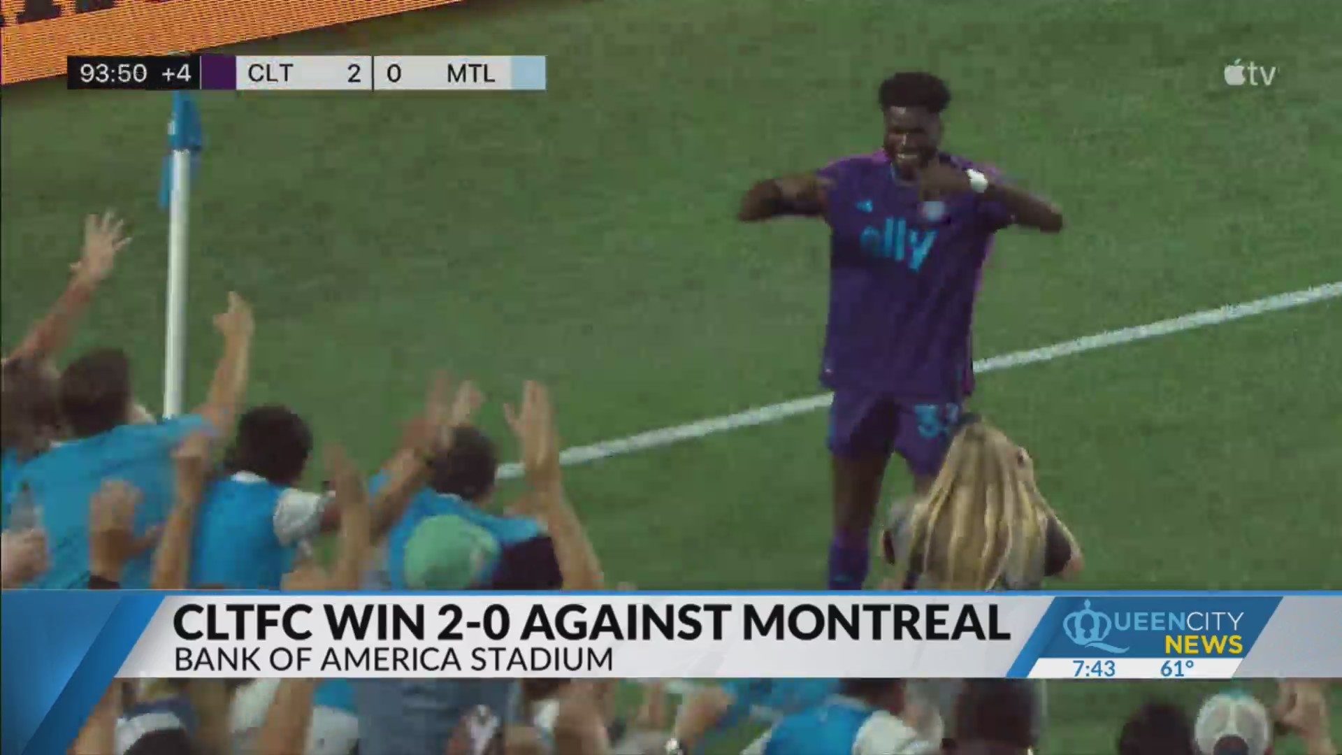 Cltfc Fans CLTFC beats Montreal for 1st time in franchise history – Queen City News