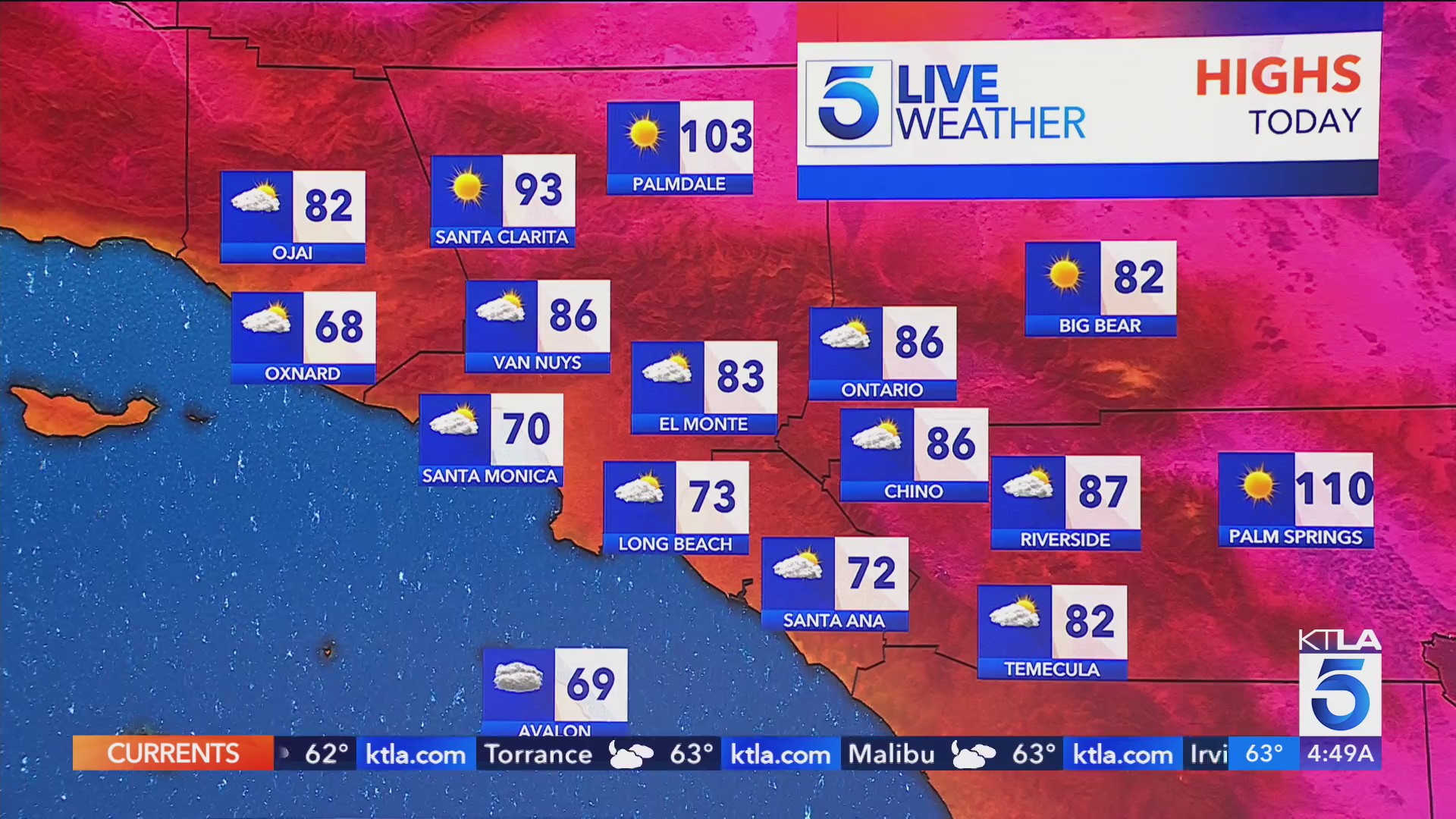 Wednesday forecast: Temps to soar as SoCal braces for hottest day of ...