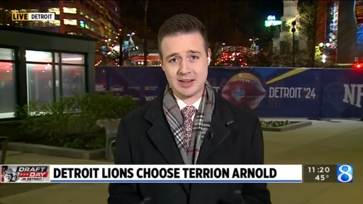 Det Lin Detroit Lions choose Terrion Arnold – WOODTV.com