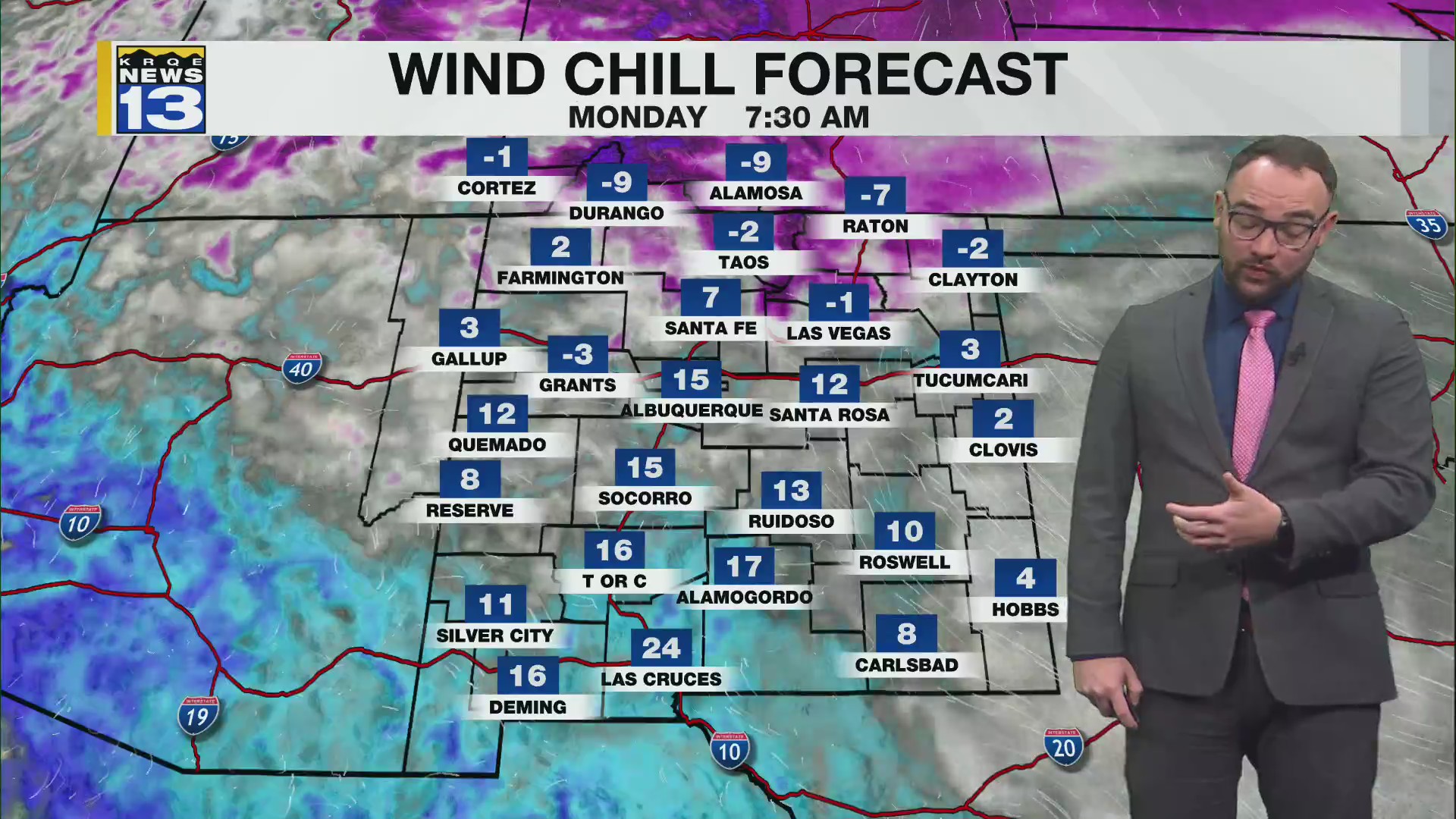 Coldest air in years moves into New Mexico – KRQE NEWS 13 – Breaking ...