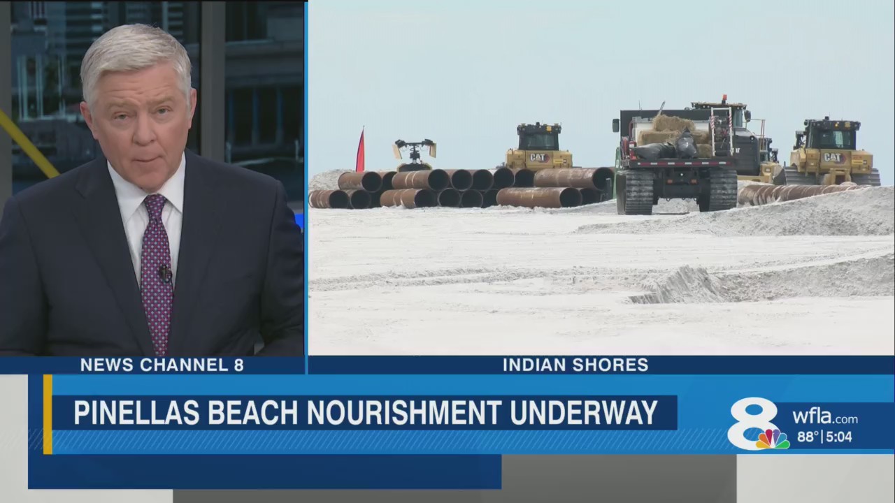 Pinellas County begins $125 million beach nourishment project – WFLA