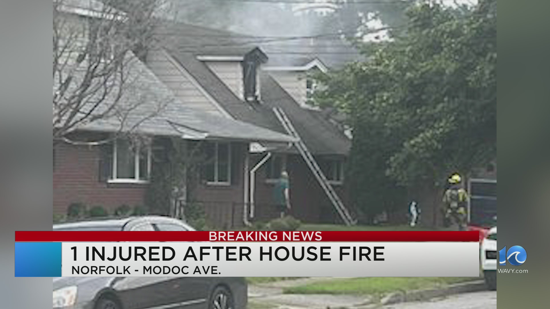 Person taken to hospital after house catches fire in Norfolk – WAVY.com