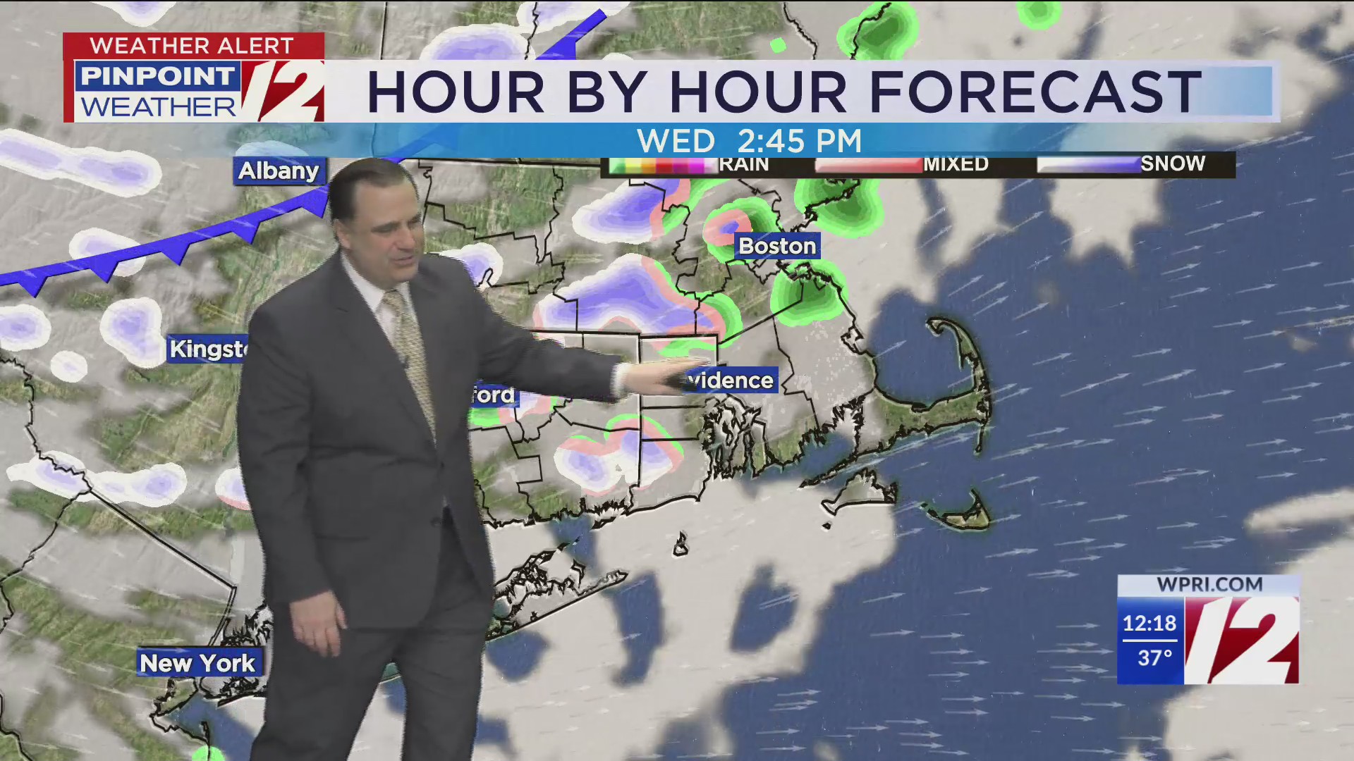 WPRI 12 Weather Forecast for 1/28/25: Windy and dry this afternoon ...
