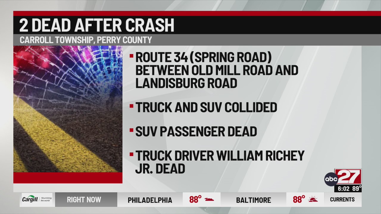 Fatal crash in Perry County – ABC27