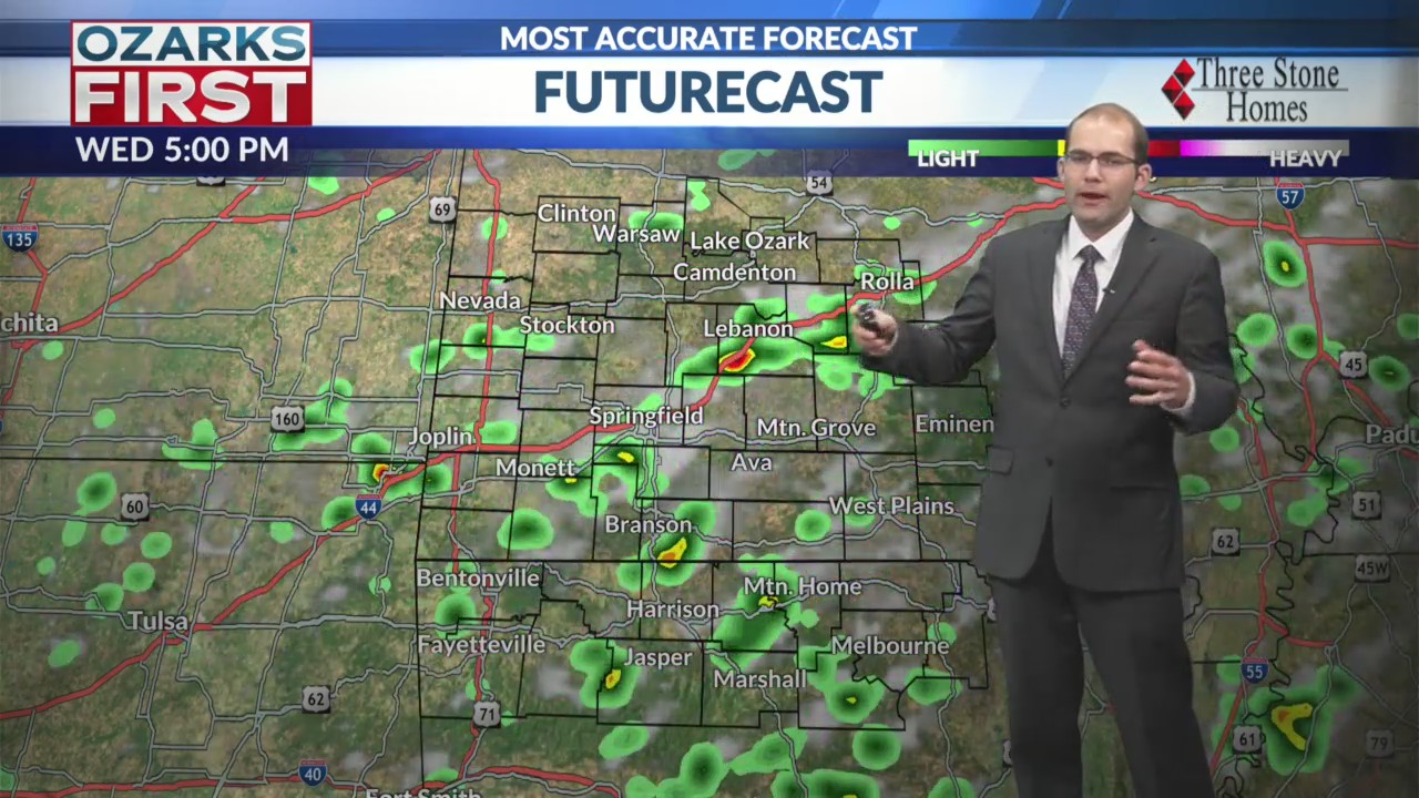 Spotty showers and storms in the afternoons – KOLR – OzarksFirst.com
