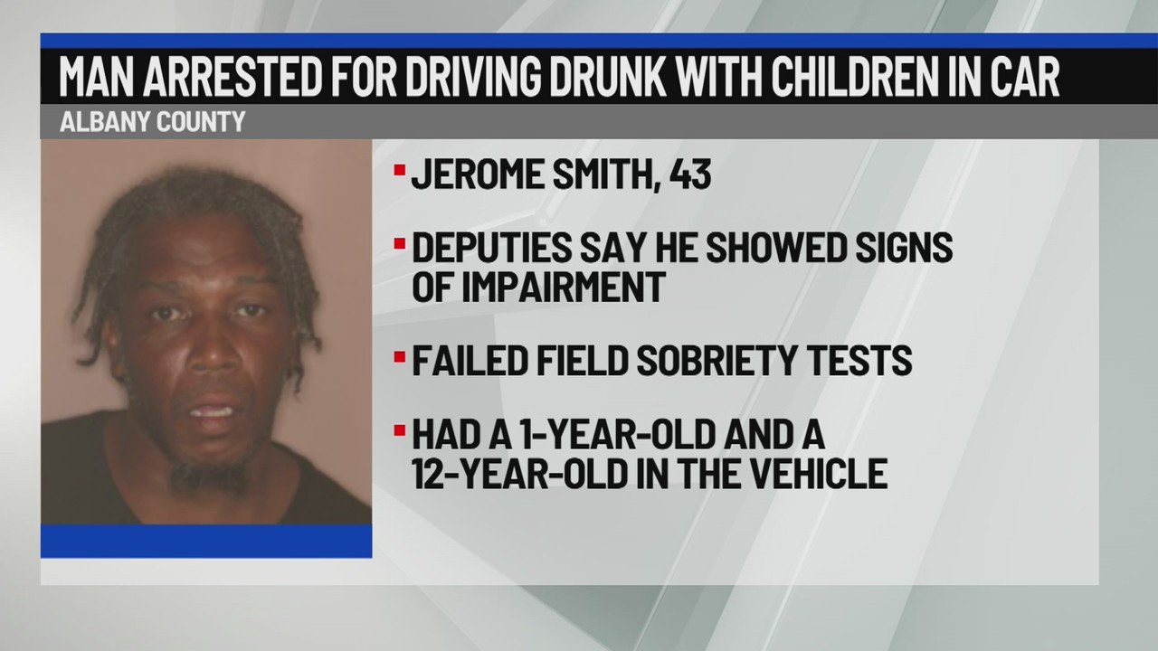 Man arrested for driving drunk with kids in car – NEWS10 ABC