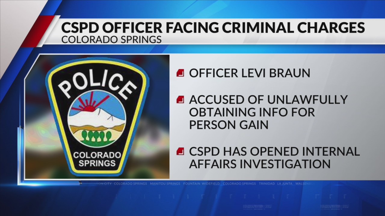 Colorado Springs police officer arrested for alleged misconduct – FOX21 ...