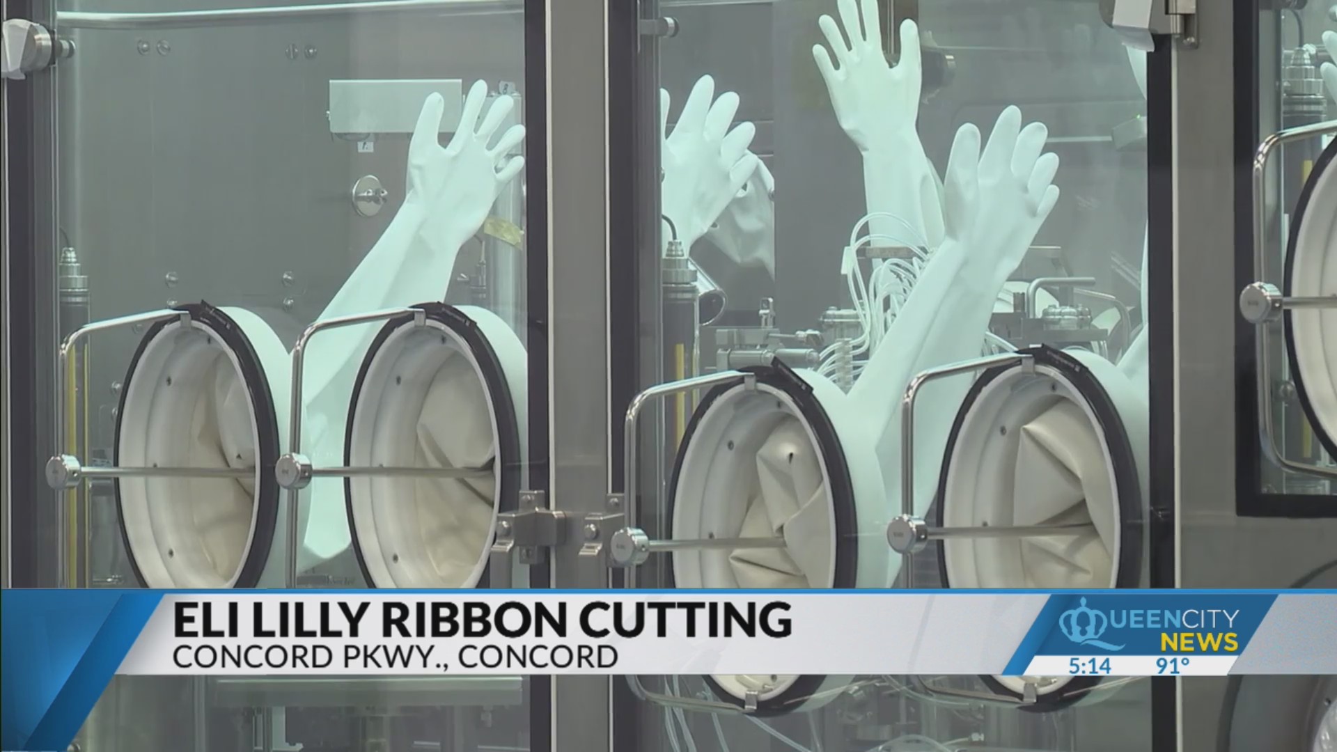 Eli Lilly pharma company debuts new Concord center Queen City News