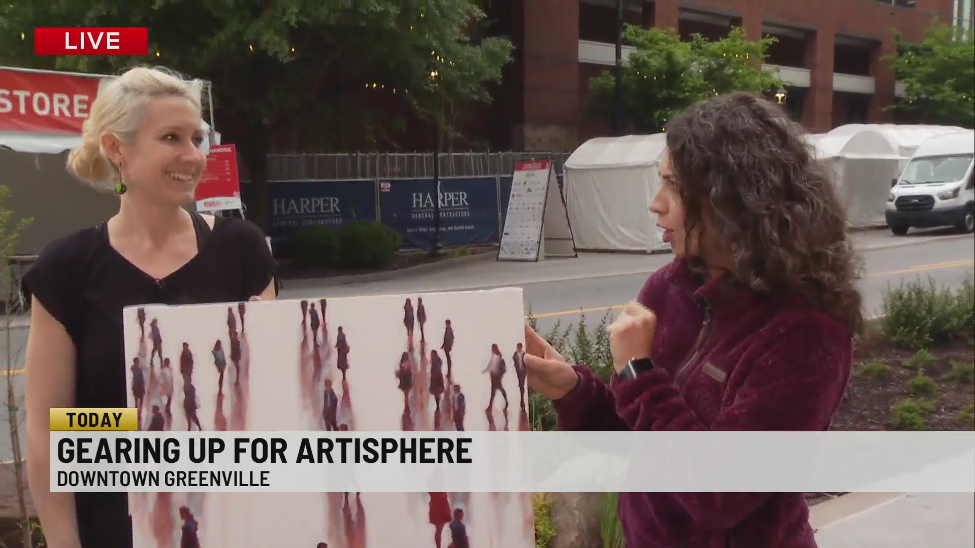Artists gather in downtown Greenville for 20th annual Artisphere WSPA