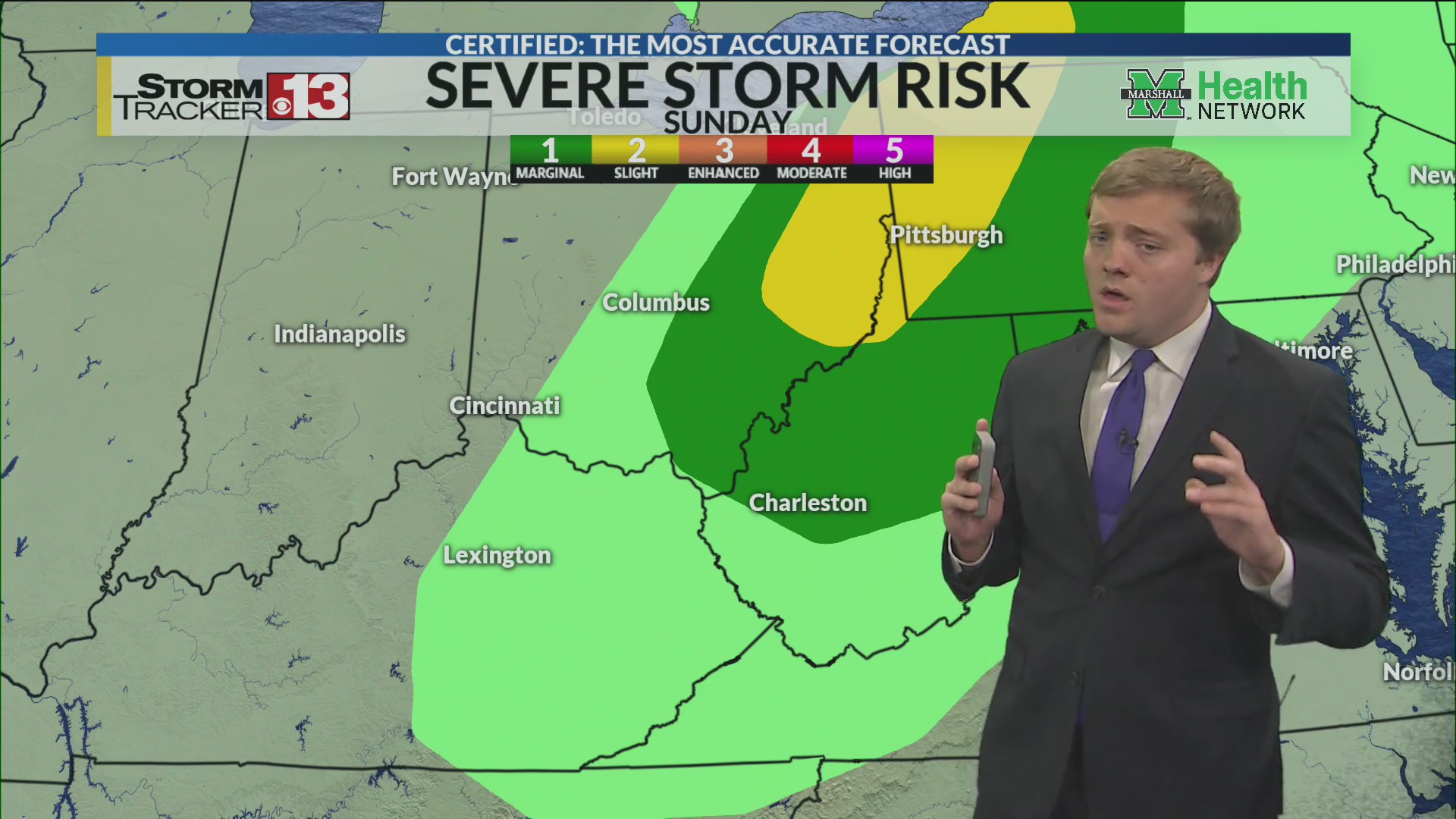 One quick line of storms to end the weekend – WOWK 13 News