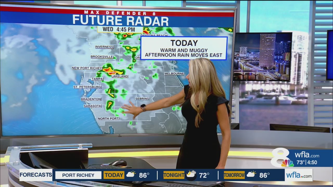 Spotty afternoon storms expected through Friday – WFLA