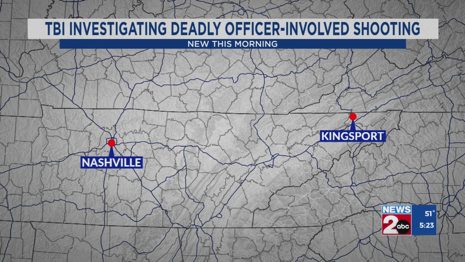 TBI investigating deadly officer-involved shooting in Kingsport, TN ...