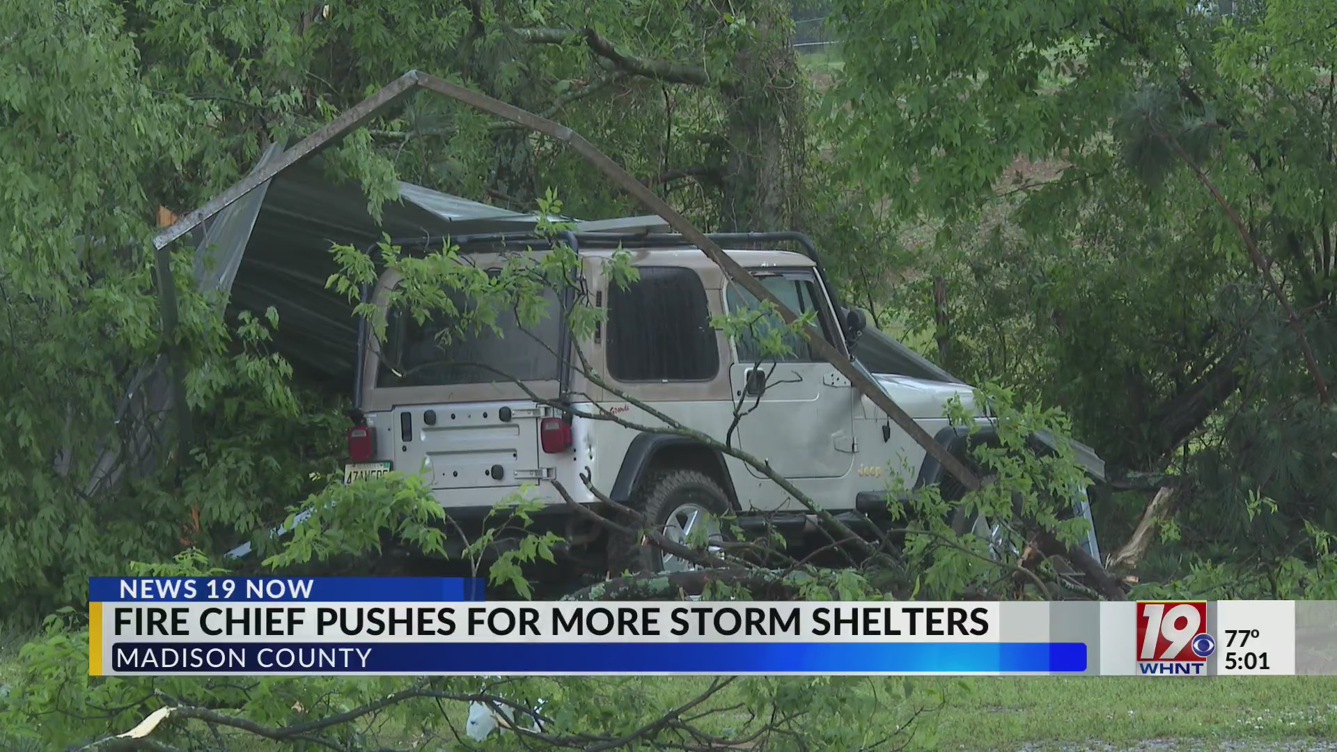 Fire Chief Pushes For More Storm Shelters | May 23, 2025 | News 19 at 5 ...