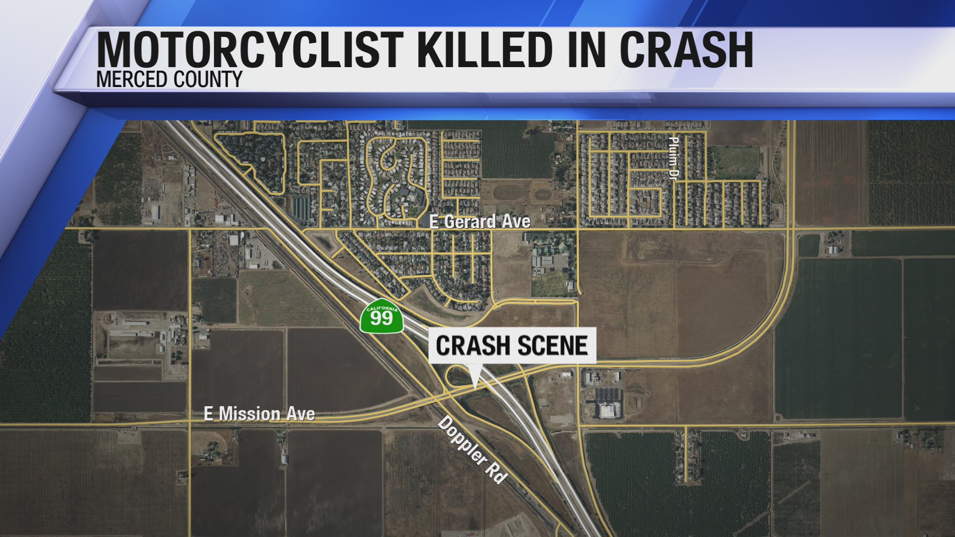 Atwater man dies after crash into center median, CHP says – CBS47 and ...