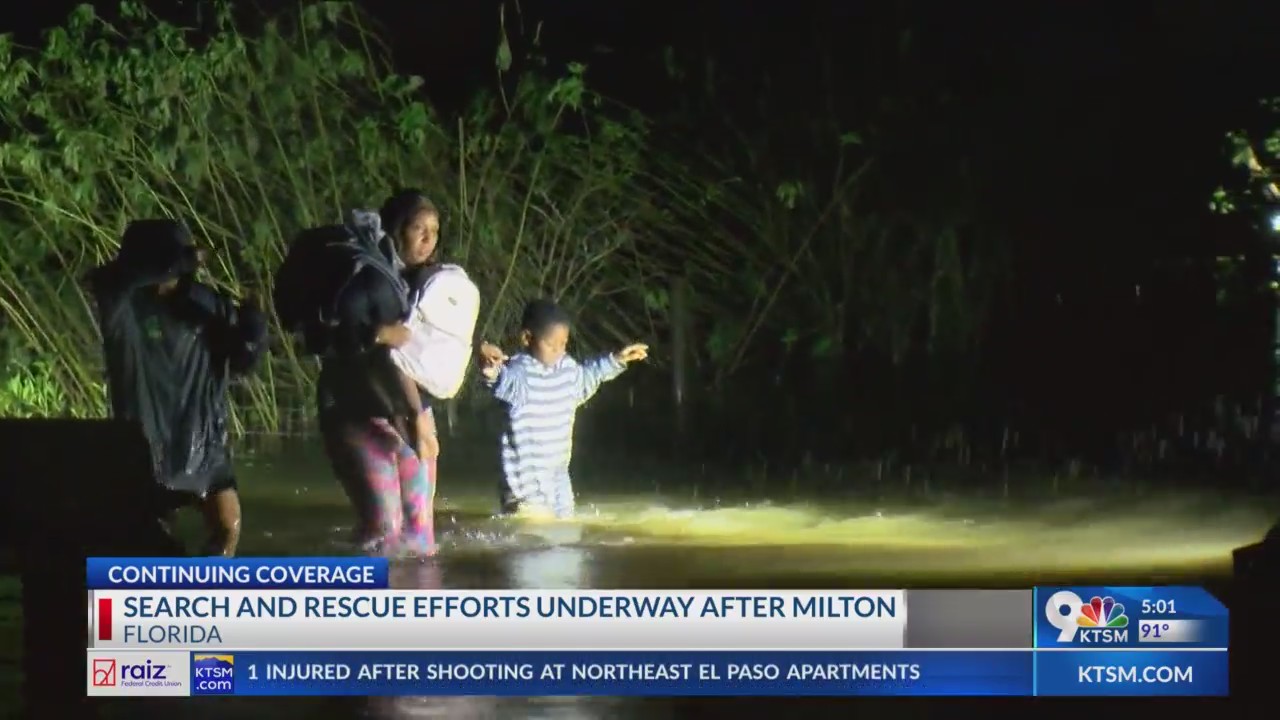 Search and Rescue efforts underway after Milton – KTSM 9 News