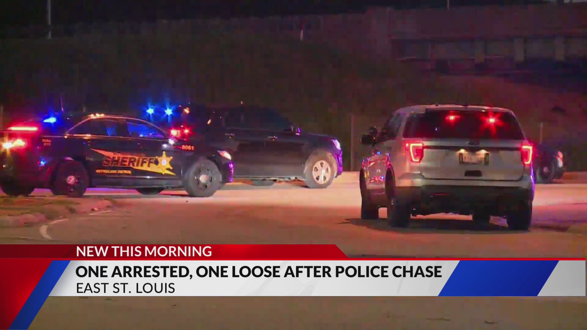 Police chase in East St. Louis ends with one arrest, one at large – FOX 2