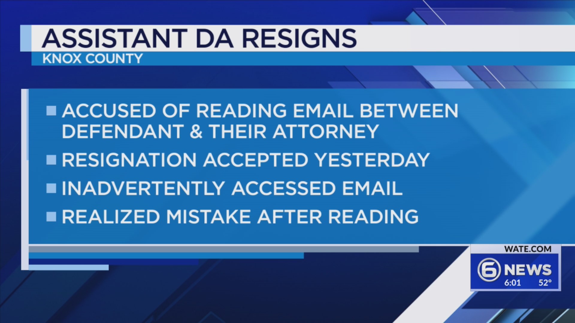 Knox County prosecutor resigns after reading defendant’s email to ...