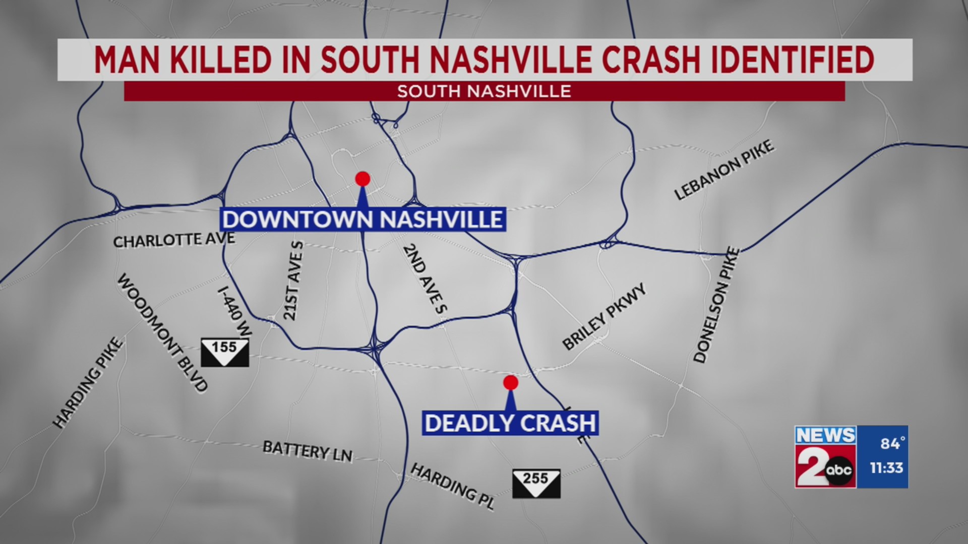 Man killed in Briley Parkway crash identified – WKRN News 2