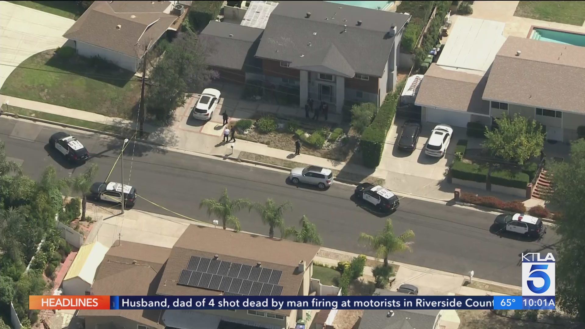2 people stabbed inside Woodland Hills home – KTLA