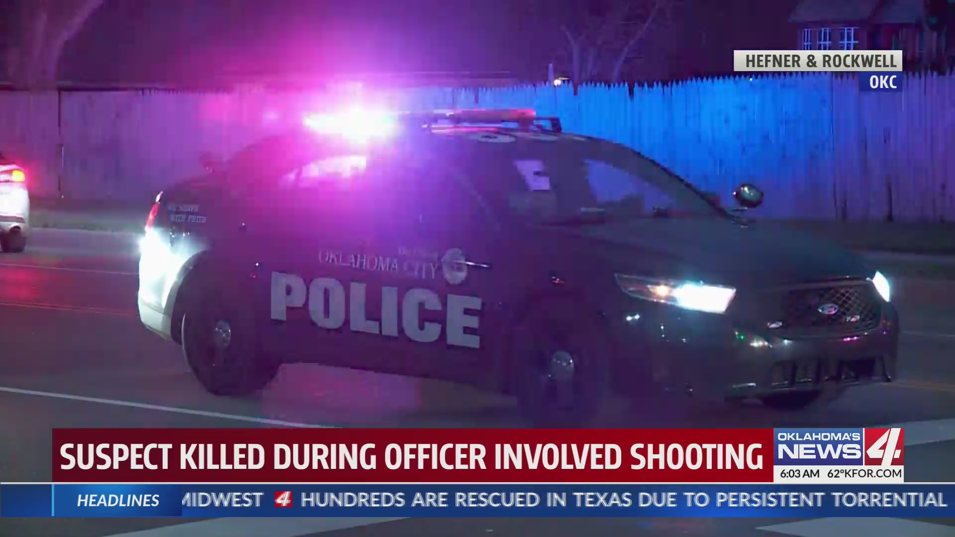 Suspect killed in officer-involved shooting in NW Oklahoma City – KFOR ...