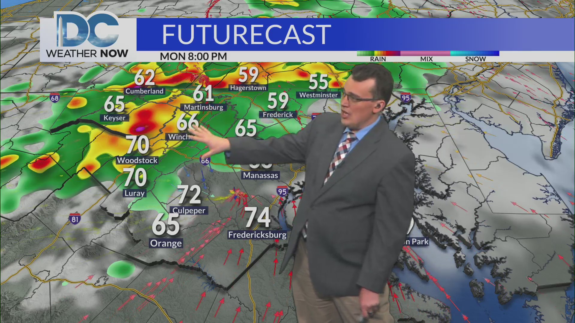 Tracking storms across the DMV late Monday – DC News Now | DC, Virginia ...