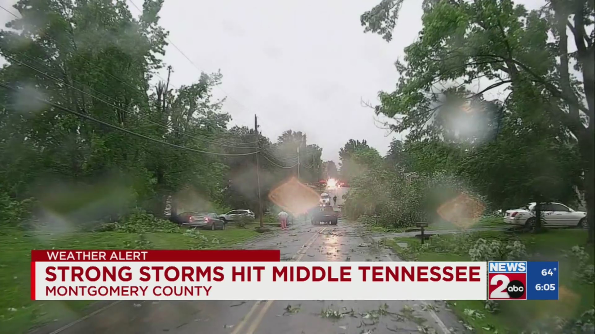 Strong storms hit Middle Tennessee – WKRN News 2