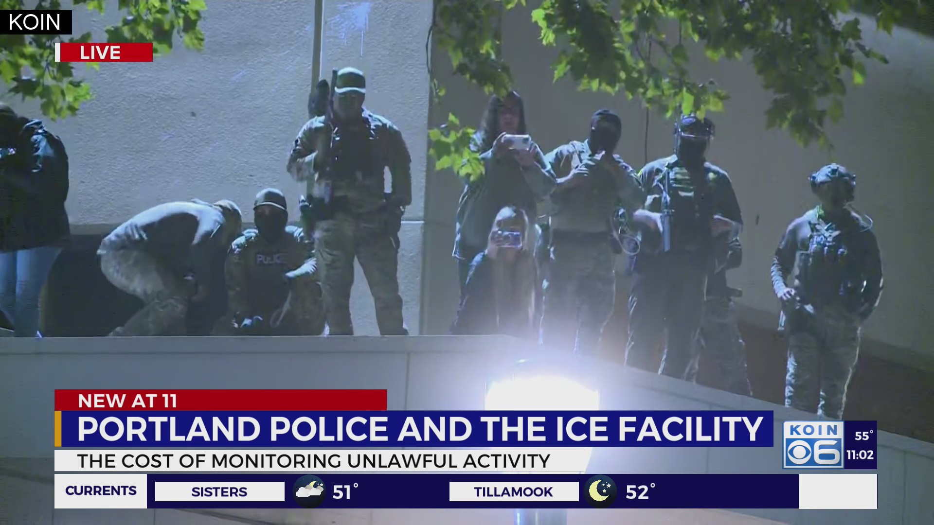 Tensions rise at protest outside of Portland ICE facility – who13.com