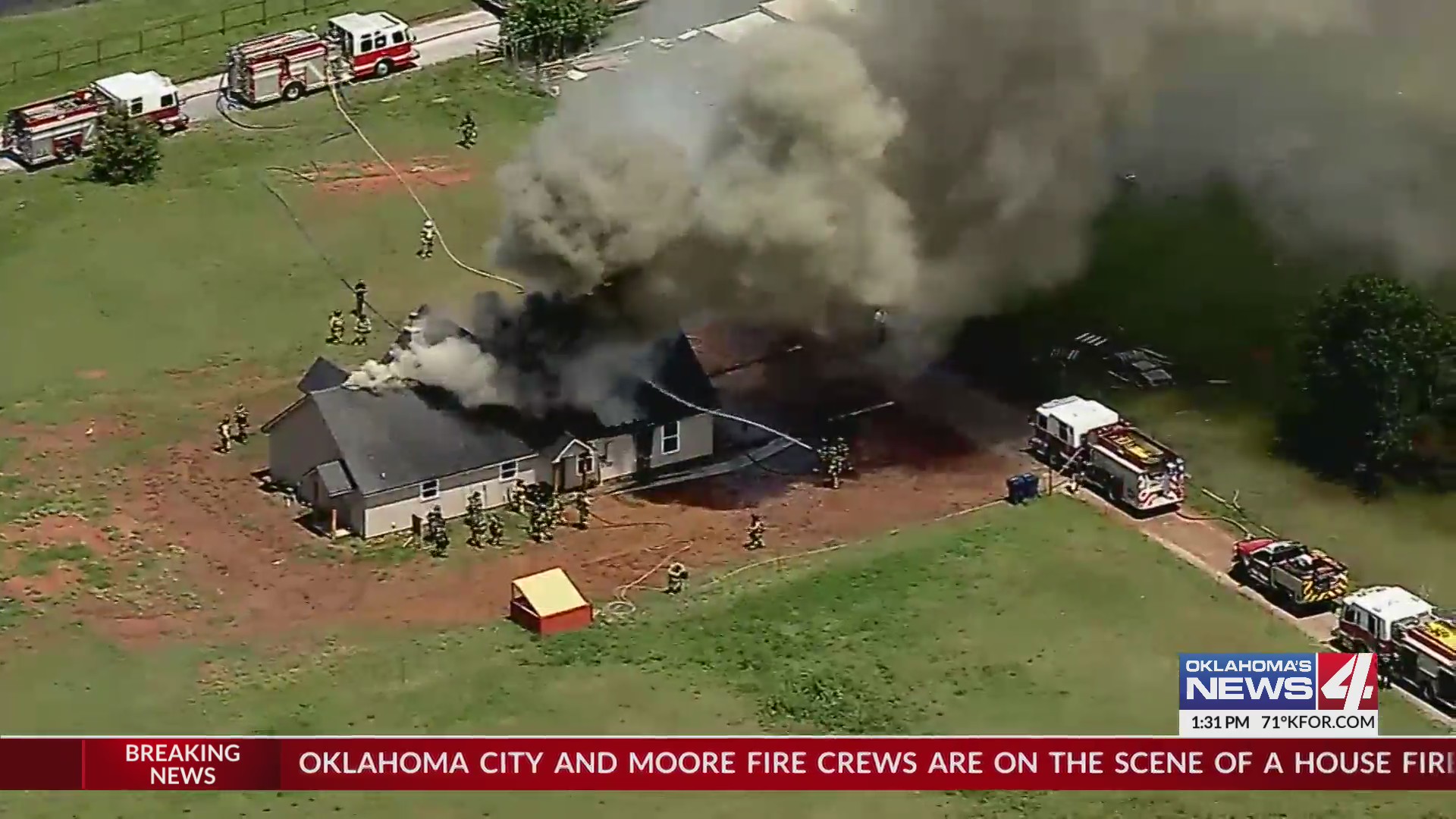 Crews battling house fire in Southeast Oklahoma City – KFOR.com ...