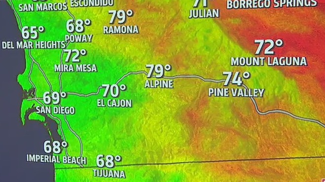 Midweek weather forecast for San Diego – FOX 5 San Diego & KUSI News