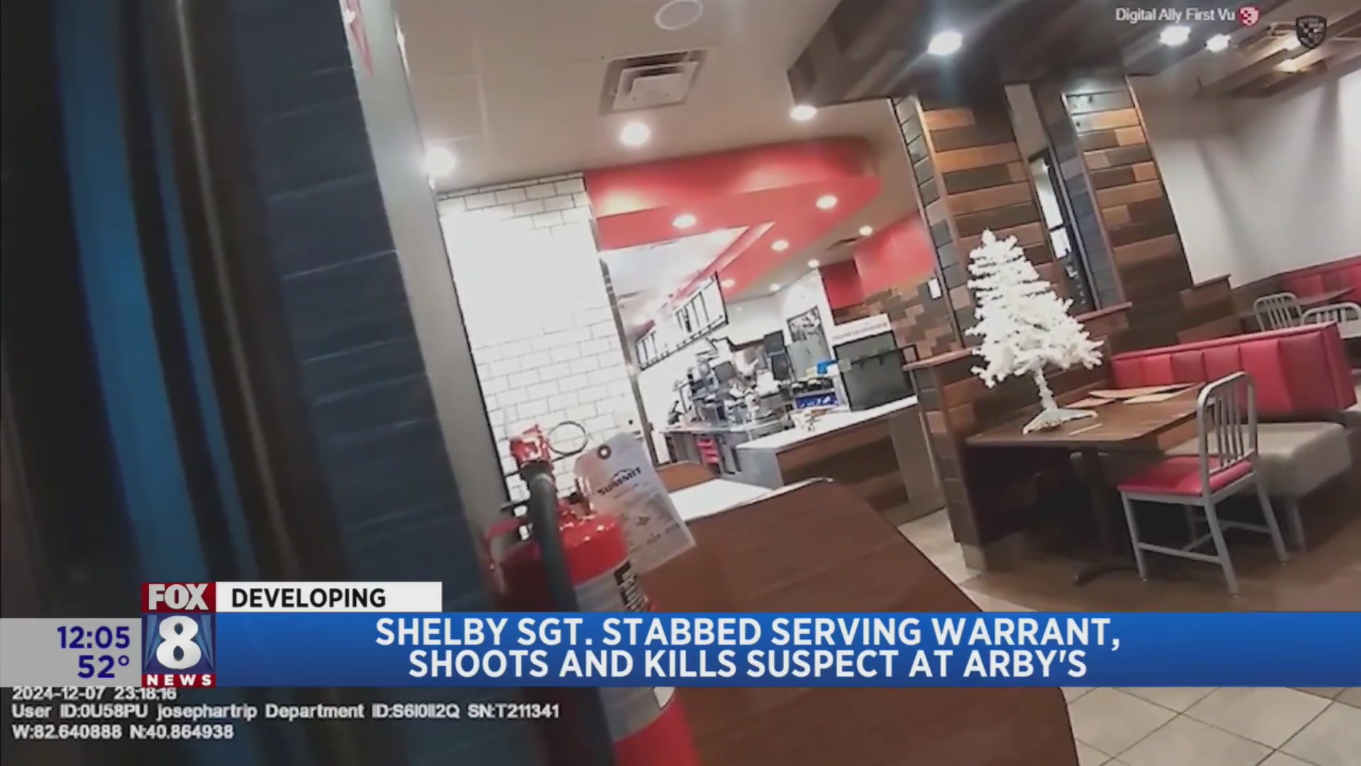 Shelby officer stabbed serving warrant is out of hospital Fox 8