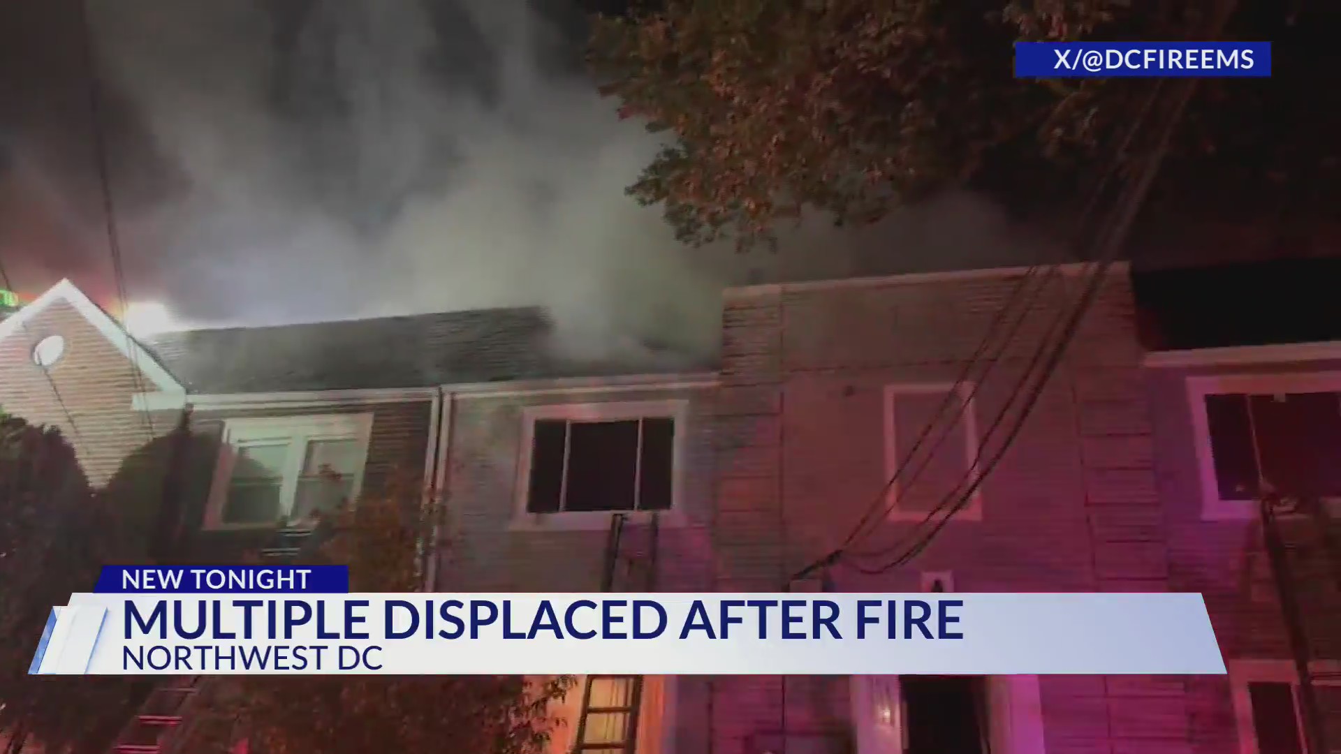 Overnight fire in Northwest DC displaces multiple people – DC News Now ...