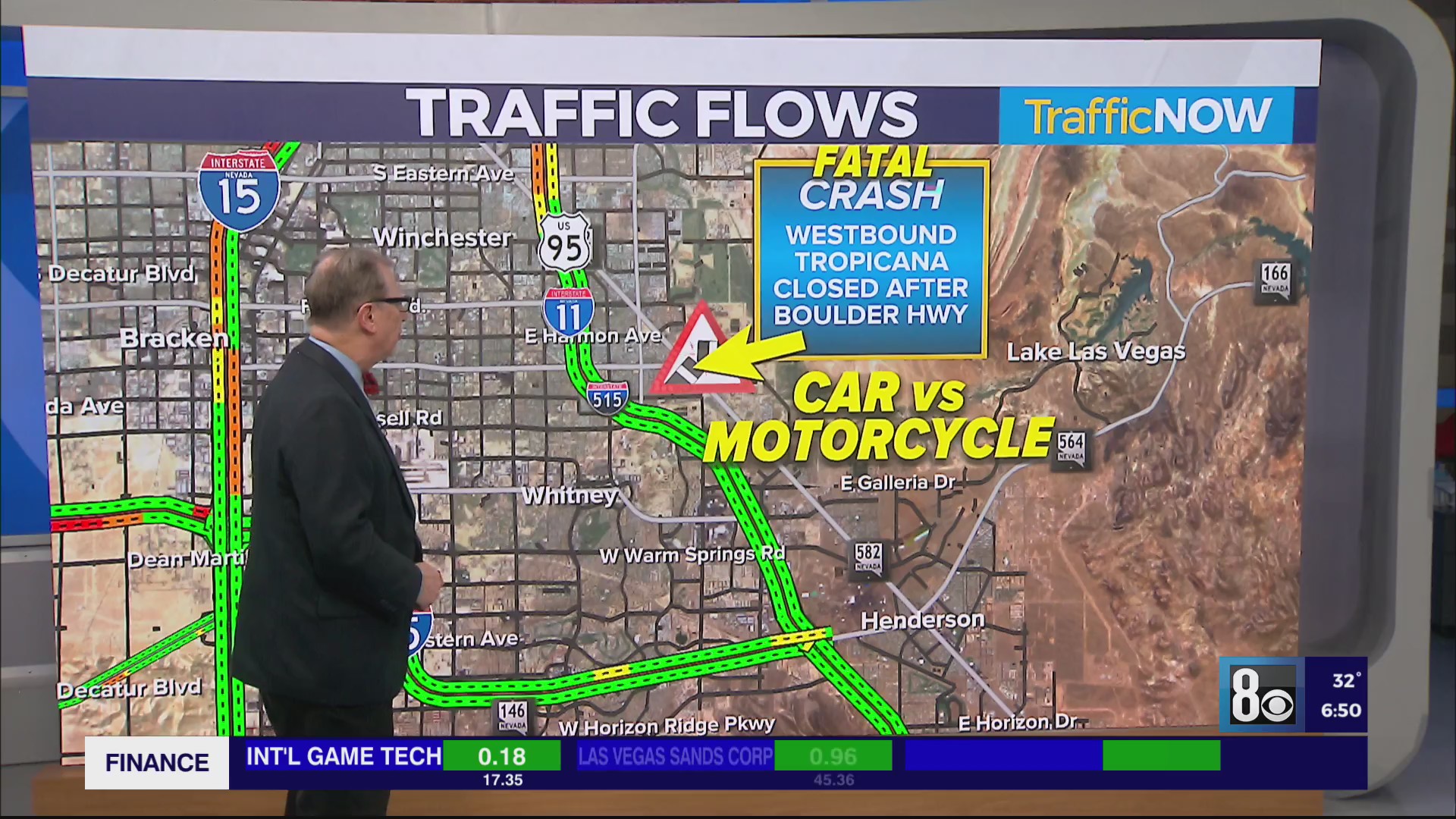Motorcyclist dead after crash in southeast Las Vegas – KLAS