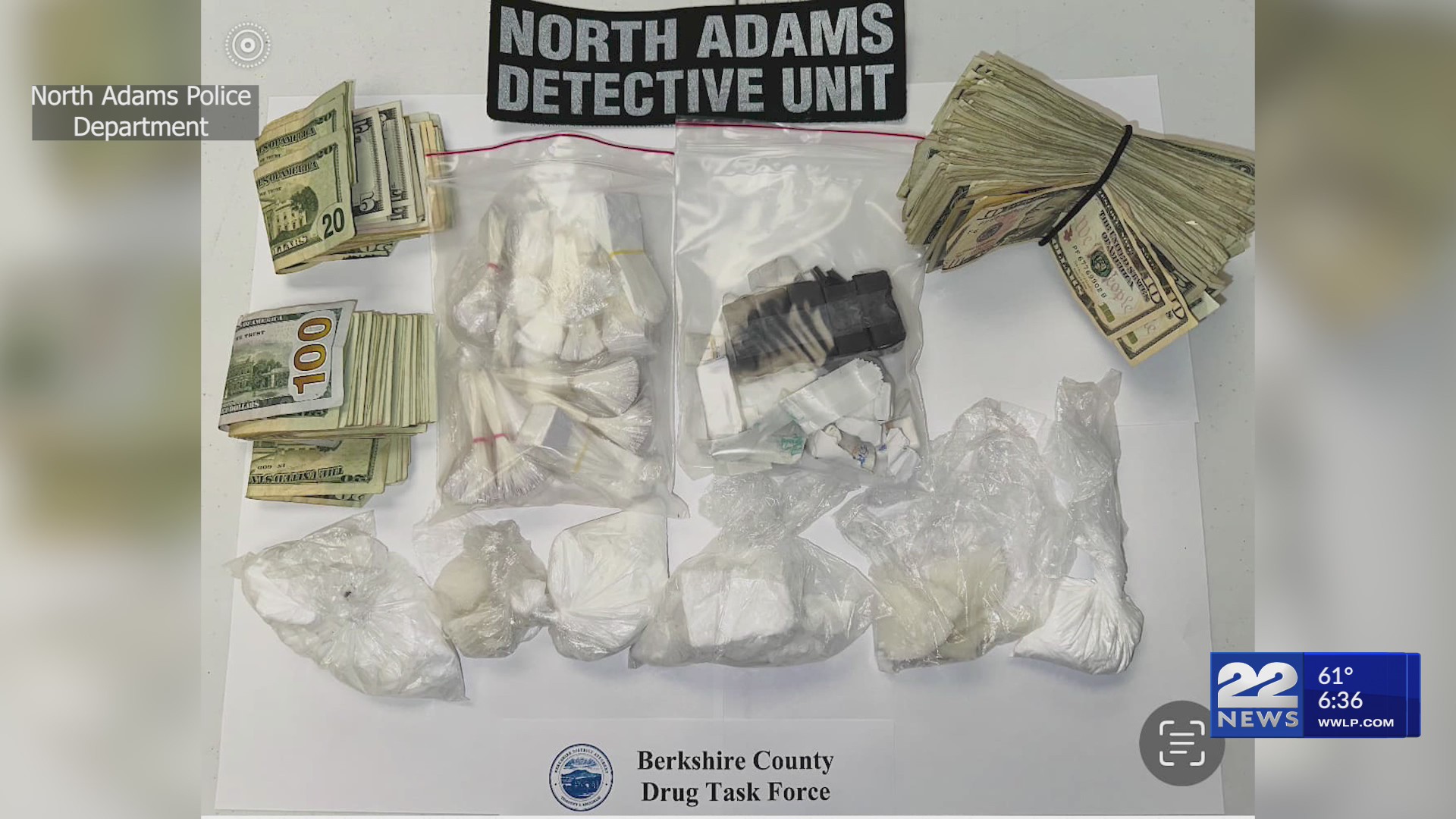 Police arrest four, seize drugs and cash in North Adams raid – WWLP