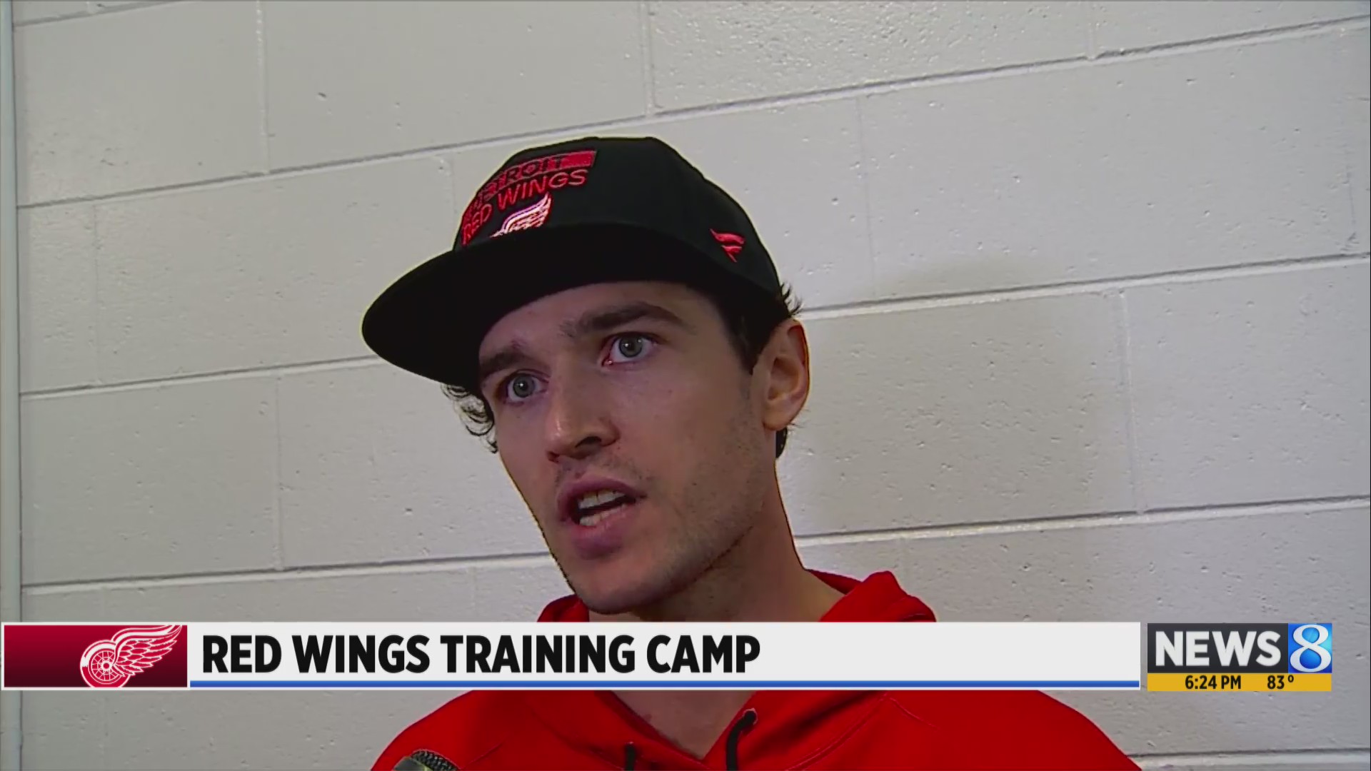 Red Wings open training camp WUTR/WFXV
