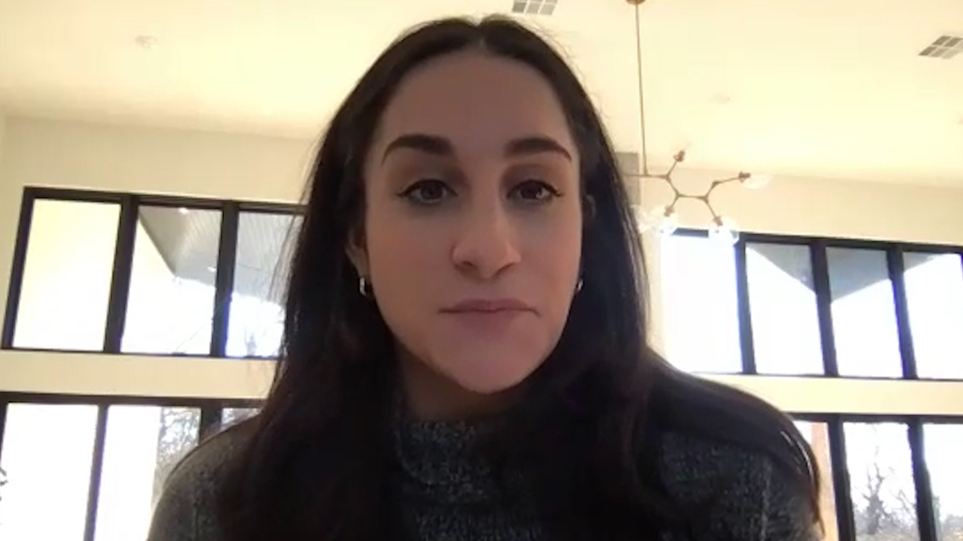 Arkansas head gymnastics coach Jordyn Wieber talks about meet