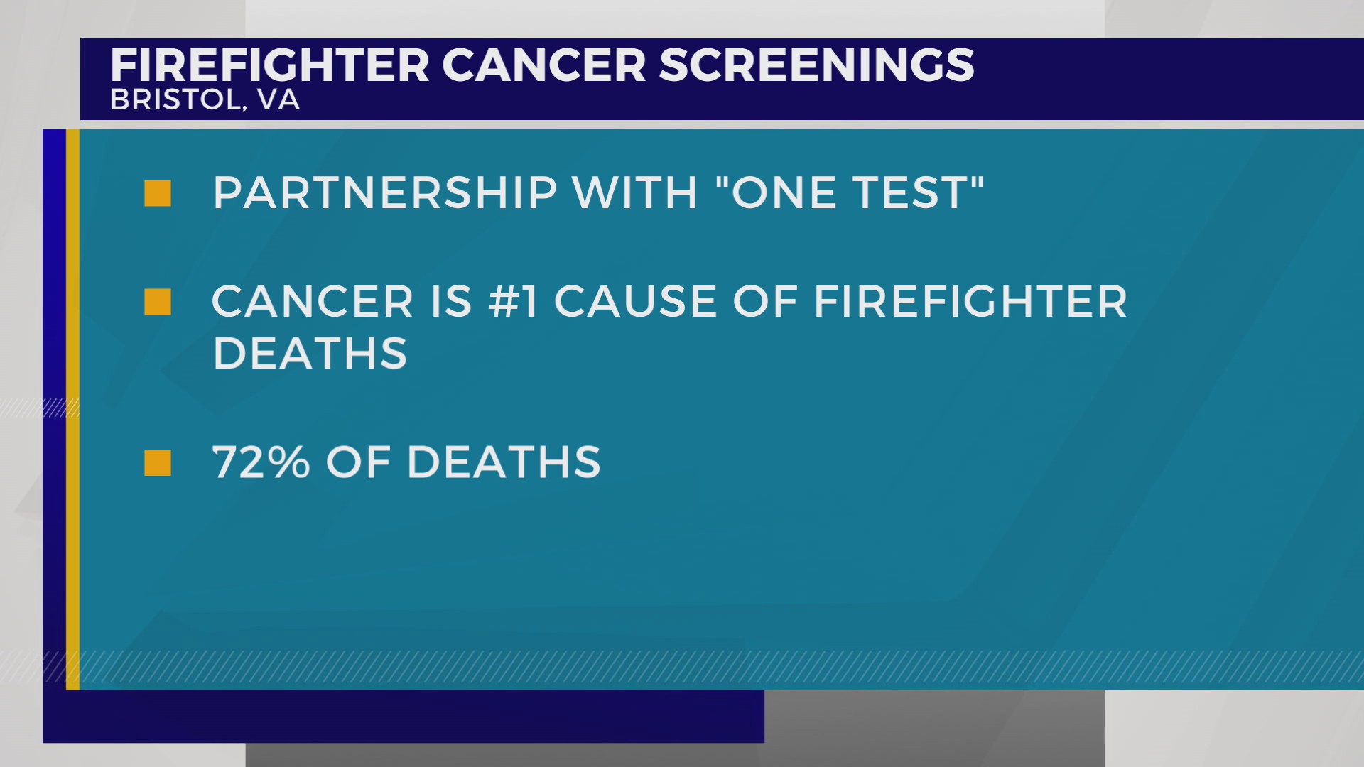 Bristol, Virginia Fire Department conducts cancer screenings for ...
