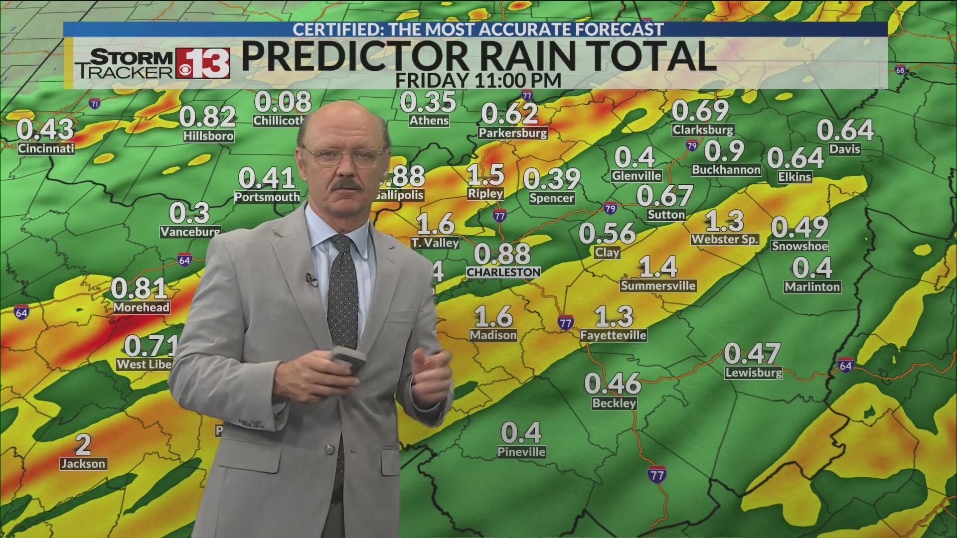More heavy rain Wednesday night – WOWK 13 News