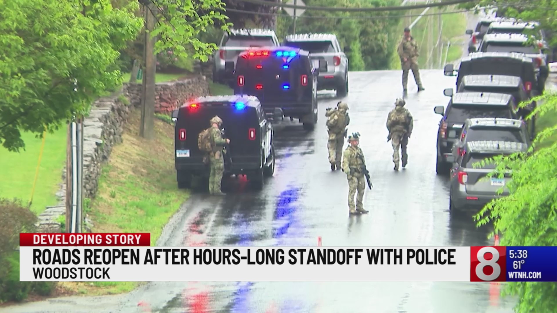 Roads reopen following standoff in Woodstock – WTNH.com