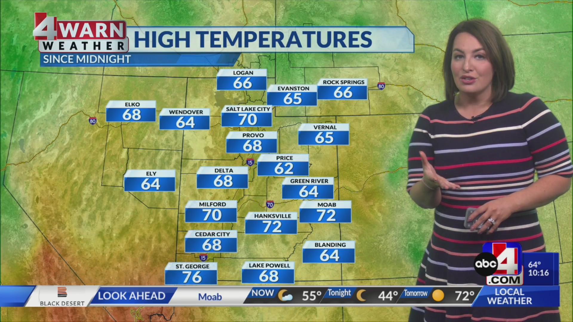 Light overnight showers with average temperatures returning Thursday ...