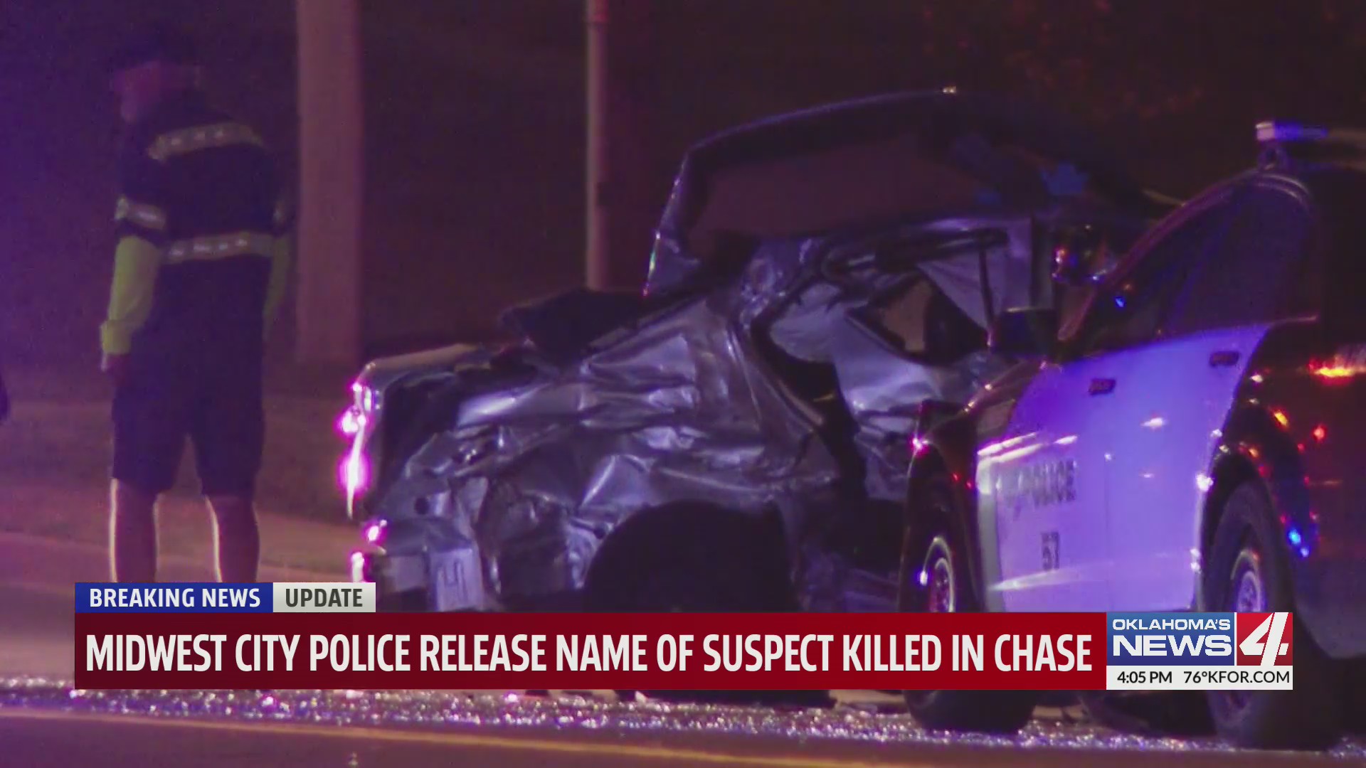 Midwest City Police release name of suspect killed in chase – KFOR.com ...