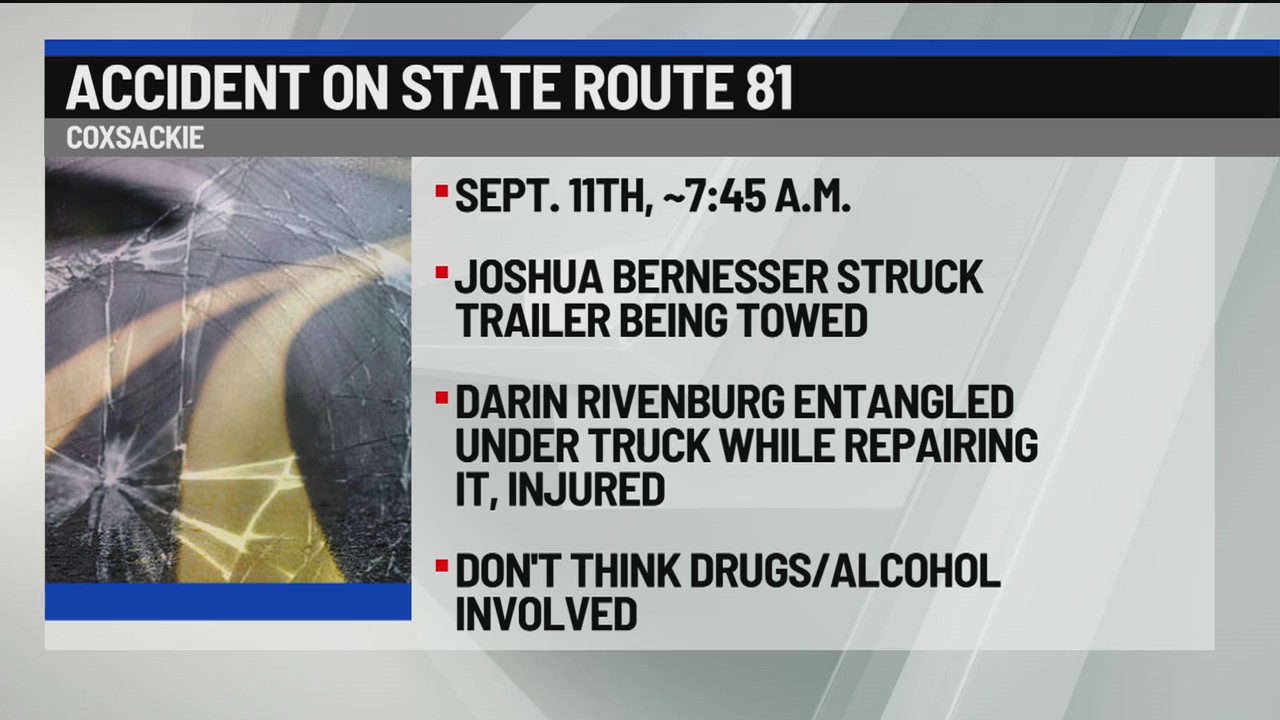 Coxsackie police investigating accident on Route 81 NEWS10 ABC
