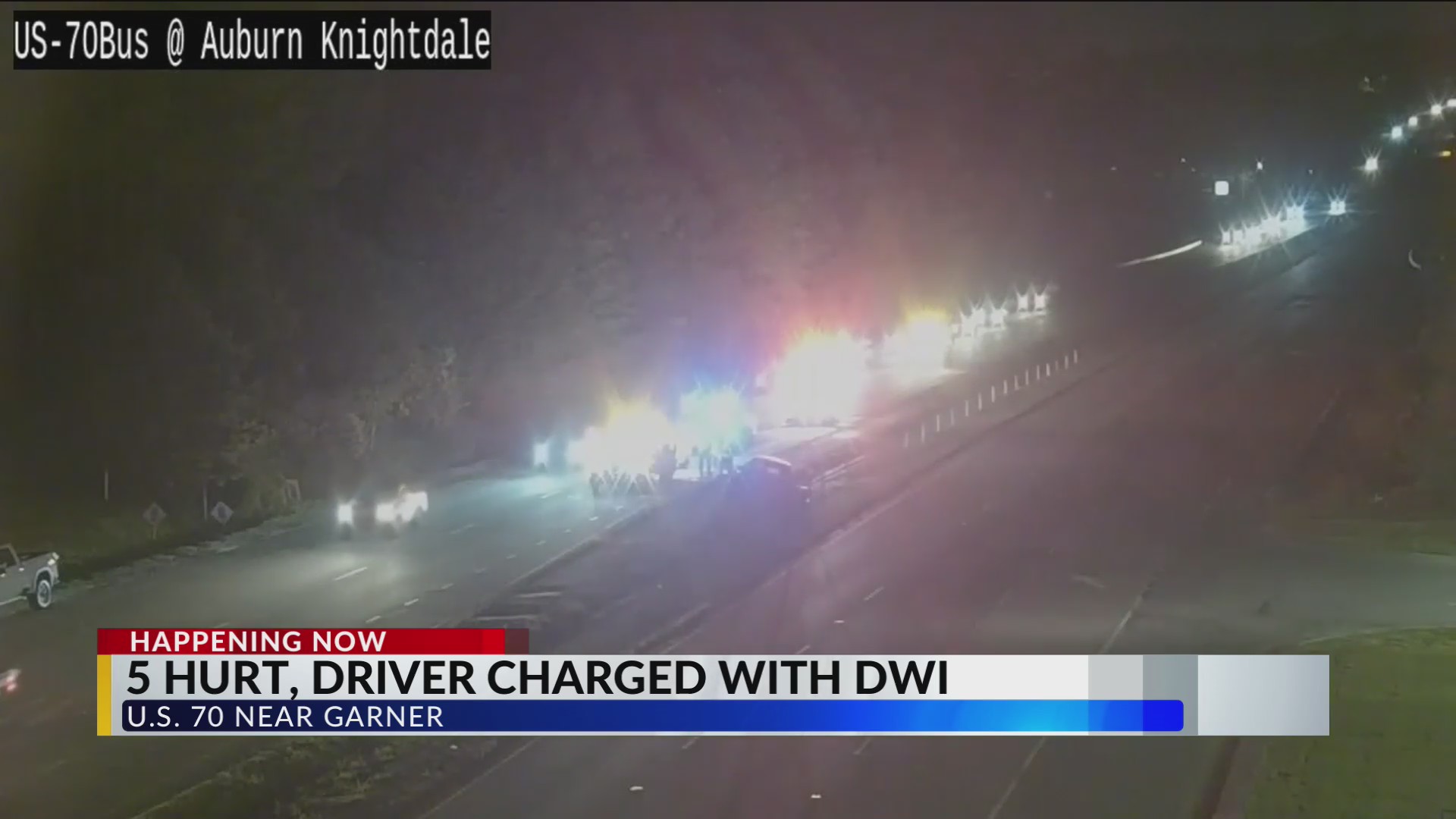 Man charged with DWI after 5 hurt in Garner car crash – CBS17.com