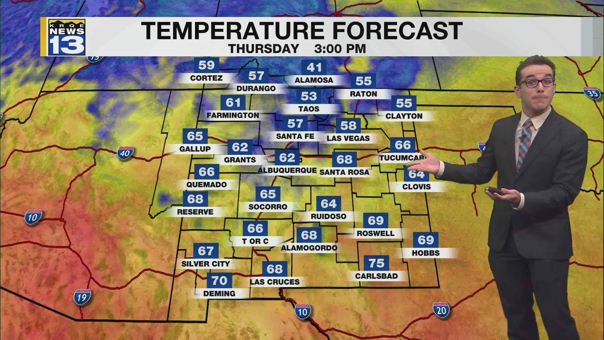 60-degree high temperatures widespread – KRQE NEWS 13 – Breaking News ...