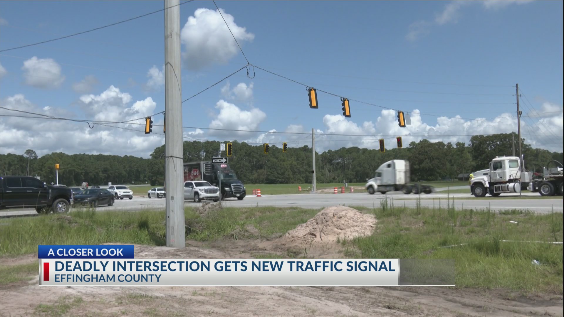 Traffic signal installed at deadly Effingham County intersection – WSAV-TV