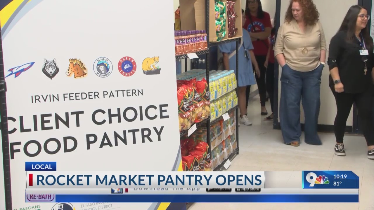 Rocket Rocker Grocery Store Rocket Market Food Pantry opens – KTSM 9 News