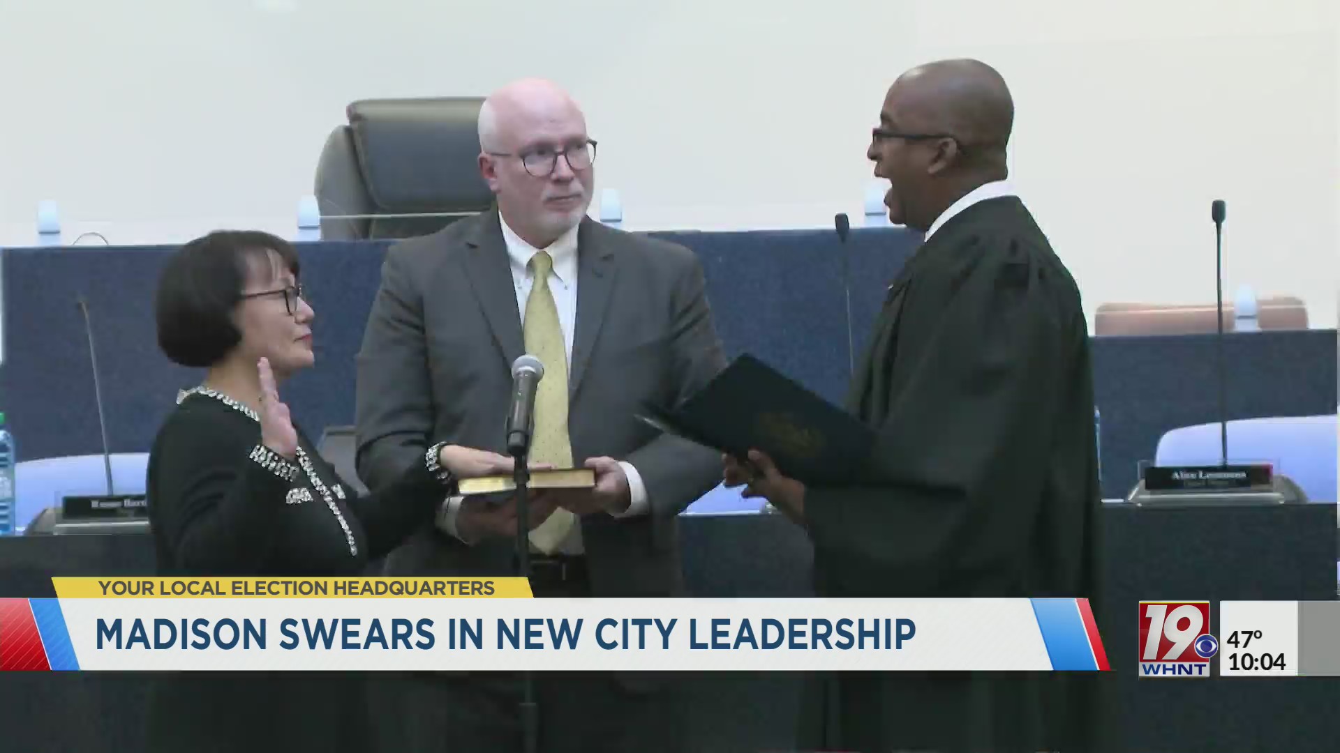 Madison Swears in New Mayor, City Council | Nov. 3, 2025 | News 19 at ...