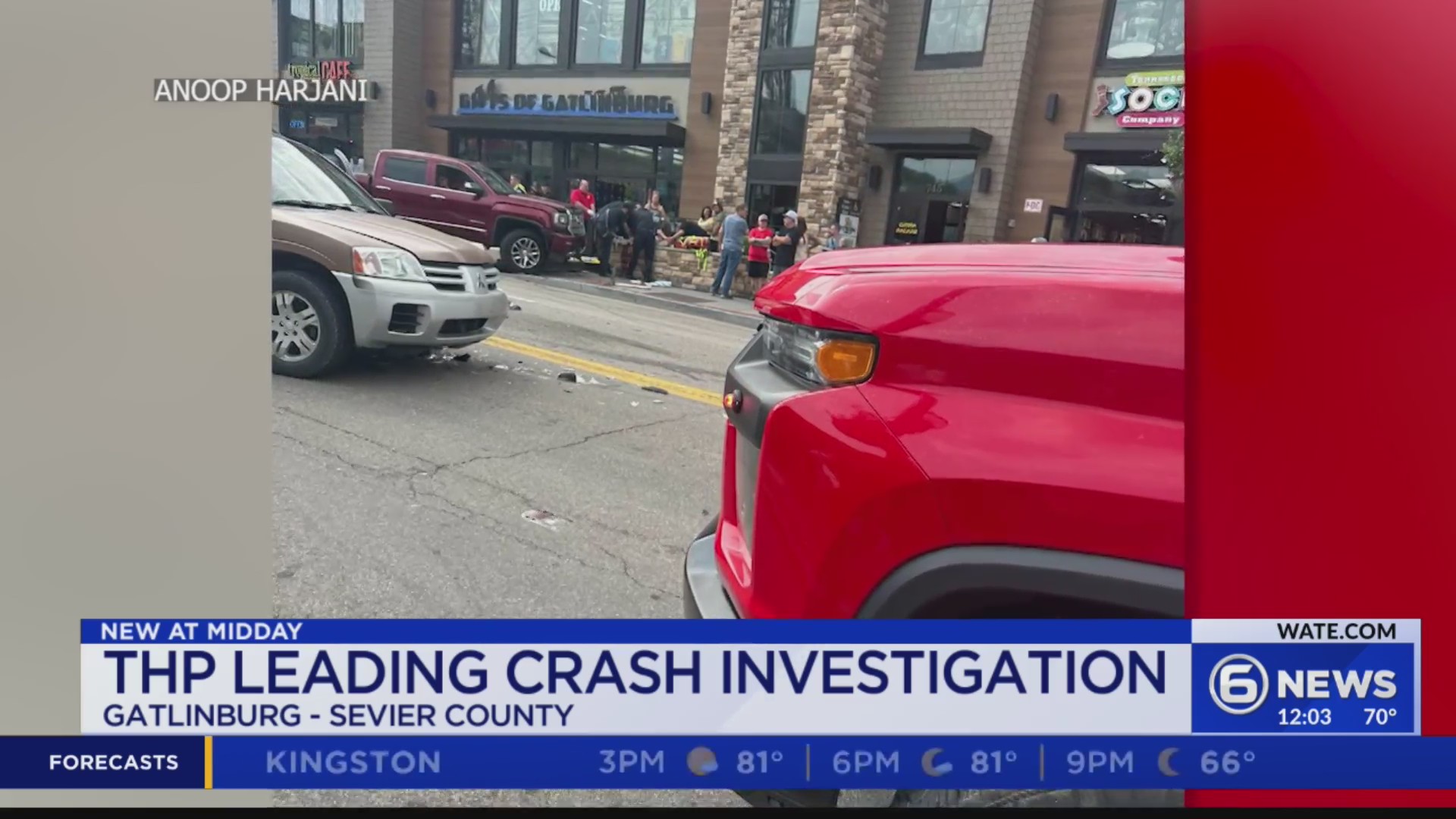 Seven injured after five-car crash on Parkway in Gatlinburg – WKRN News 2