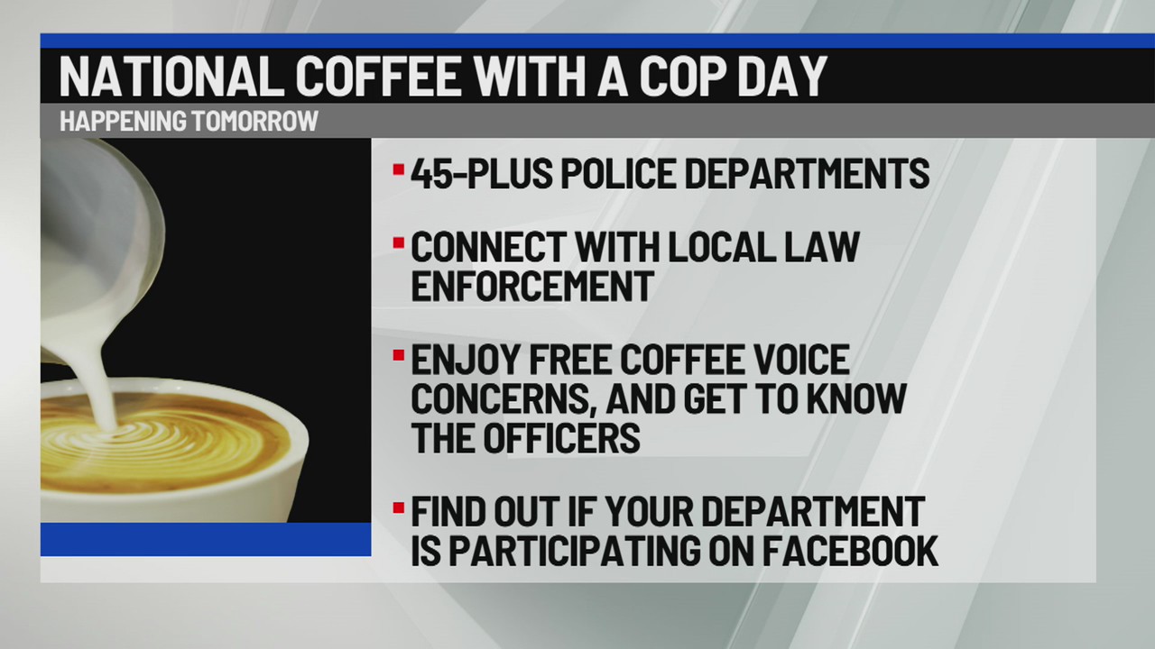 Local departments take part in National Coffee with a Cop Day – NEWS10 ABC