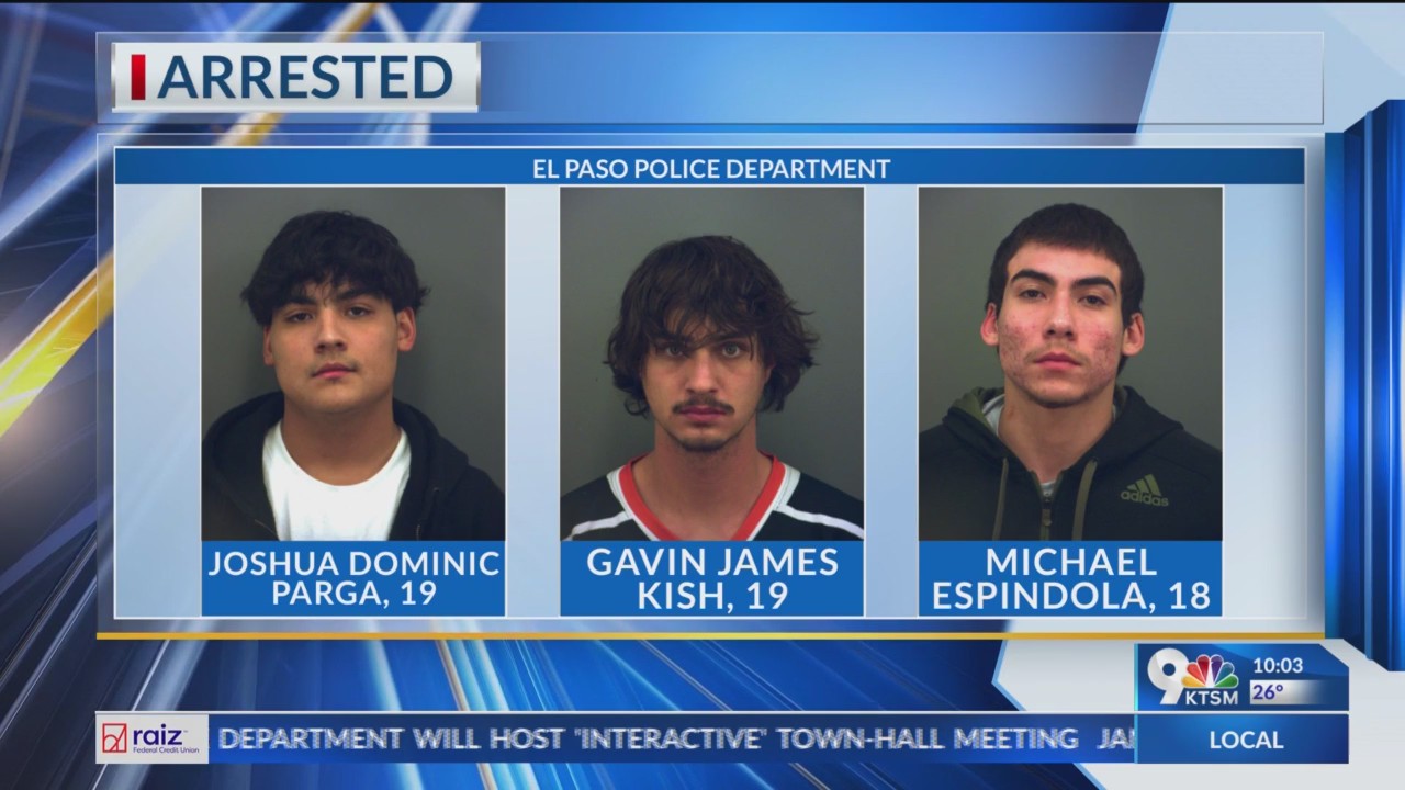 3 teens arrested after pointing rifle at police – KTSM 9 News