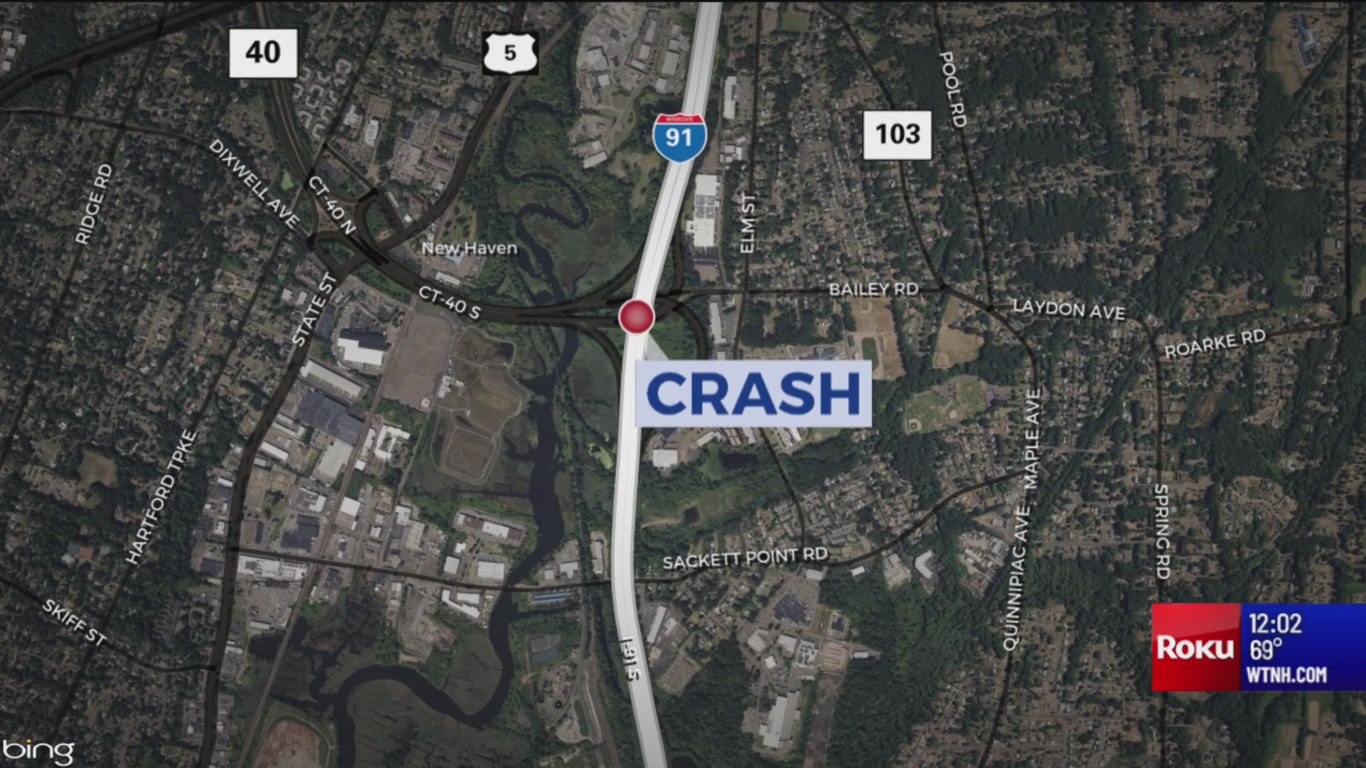 Injuries reported in rollover crash on Interstate 91 North in North ...